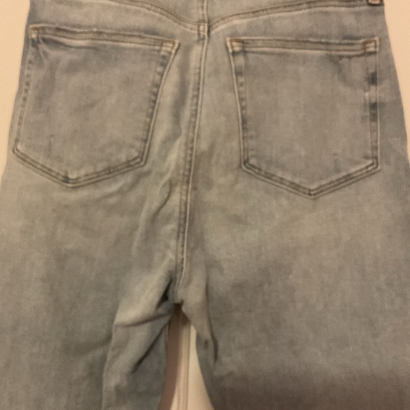 Loft Light Blue Distressed Women's Jeans - Picture 5 of 9